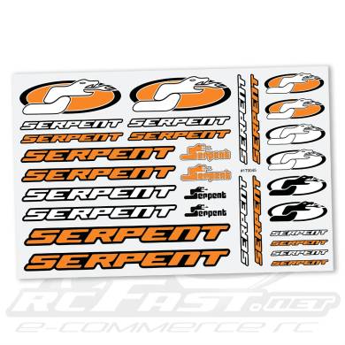 Adesivo Recortado Bolha Serpent Laranja