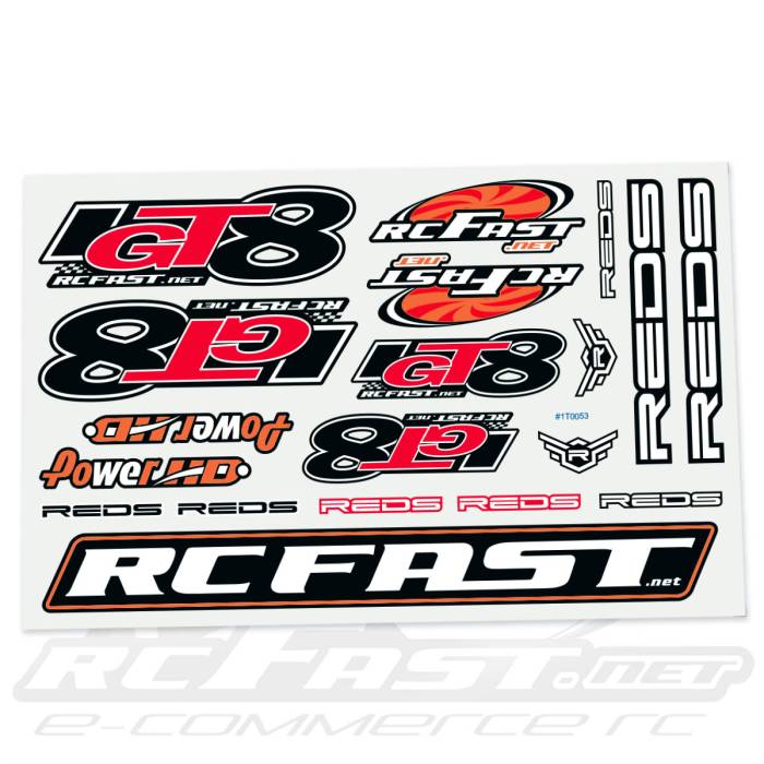 Adesivo Recortado Team Rcfast