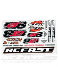 Adesivo Recortado Team Rcfast