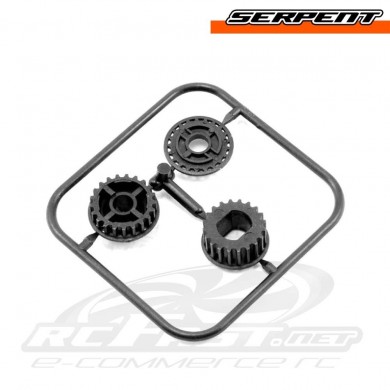 Pulleys Eixo do Câmbio 20+21T Serpent Natrix 748 / 747 / 733