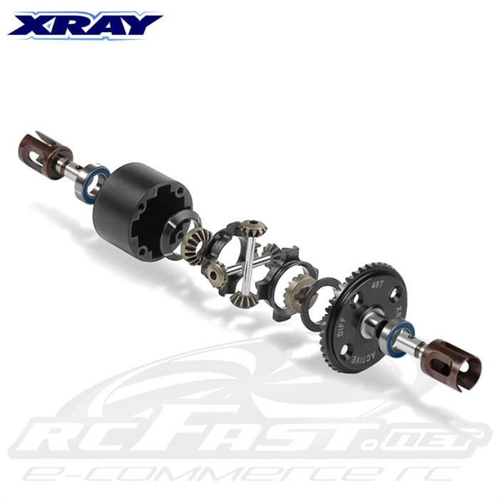 Diferencial Completo 40T ACTIVE Diant / Tras. Xray XB8