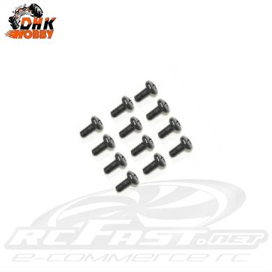 Parafuso Philips M2.6x6mm Cabeça Abaulada DHK