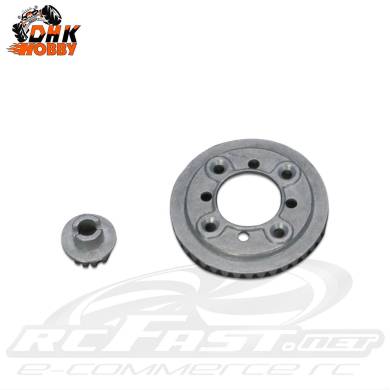 Coroa 41T e Pinhão 11T do Diferencial DHK Cage-R