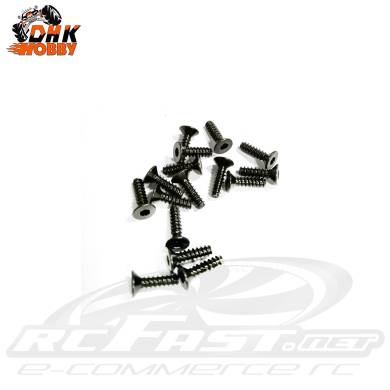 Parafuso Allen 2.6x10mm Cabeça Chata Soberbo DHK