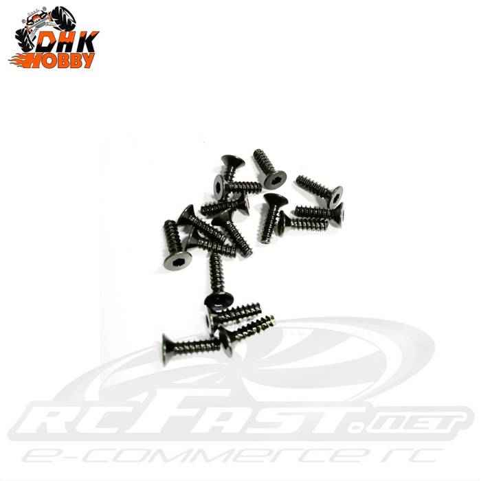 Parafuso Allen 2.6x10mm Cabeça Chata Soberbo DHK