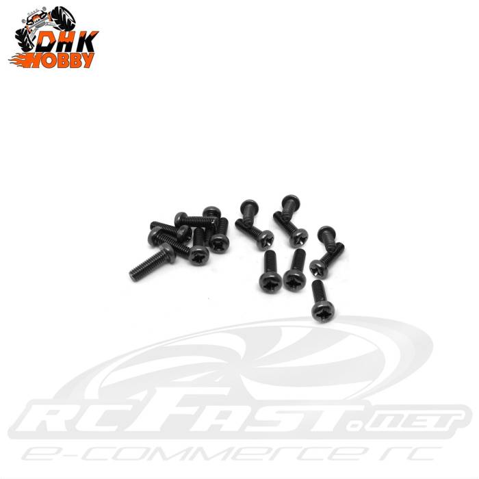 Parafuso Philips Cabeça Abaulada M3x12mm DHK