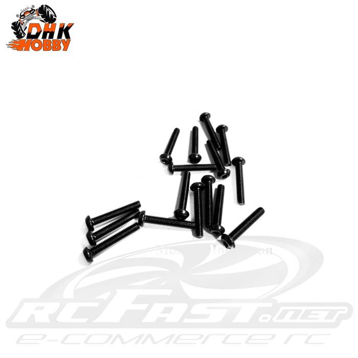 Parafuso Allen M3x18mm Cabeça Abaulada DHK