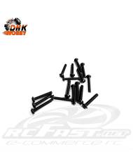 Parafuso Allen M3x18mm Cabeça Abaulada DHK