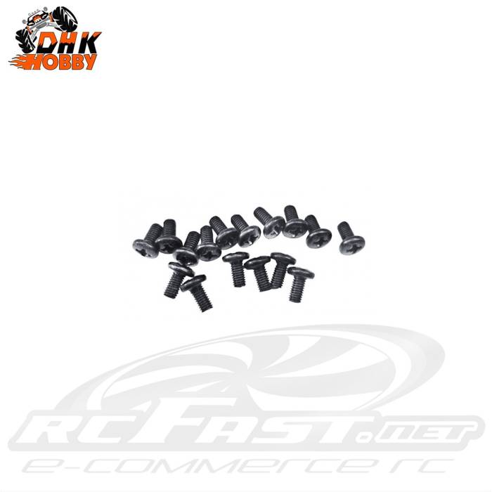 Parafuso Philips M3x6mm Cabeça Abaulada DHK