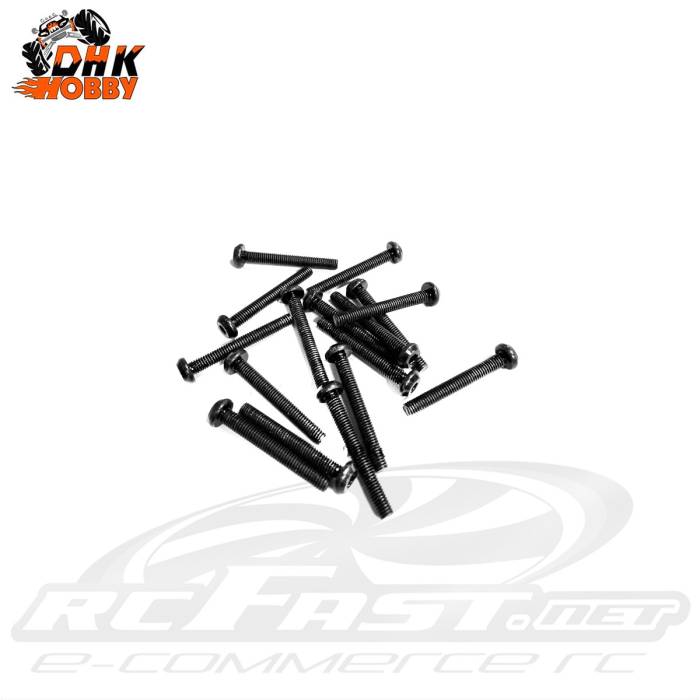 Parafuso Allen M3x24mm Cabeça Abaulada DHK