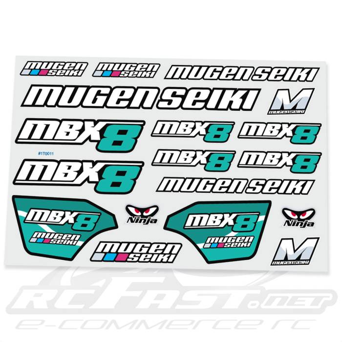 Adesivo Recortado Mugen MBX8 Green