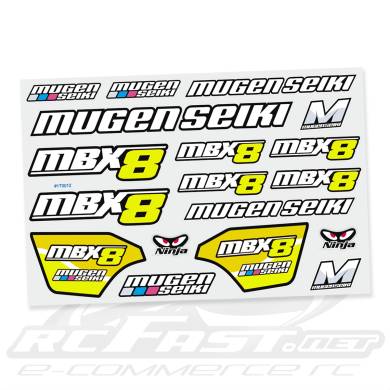 Adesivo Recortado Mugen MBX8 Yellow