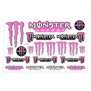 Adesivo Recortado Bolha Monster Pink