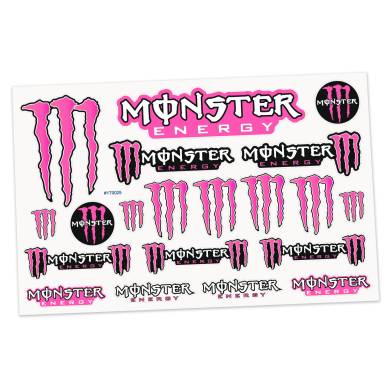 Adesivo Recortado Bolha Monster Pink