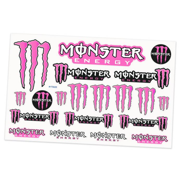 Adesivo Recortado Bolha Monster Pink