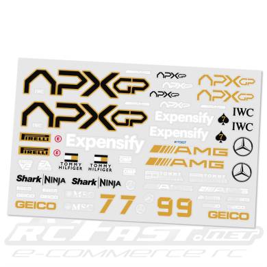 Adesivo Recortado Bolha APX GP