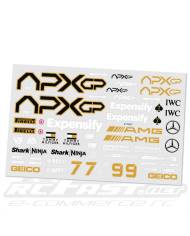 Adesivo Recortado Bolha APX GP