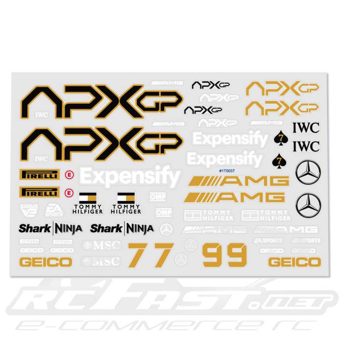 Adesivo Recortado Bolha APX GP