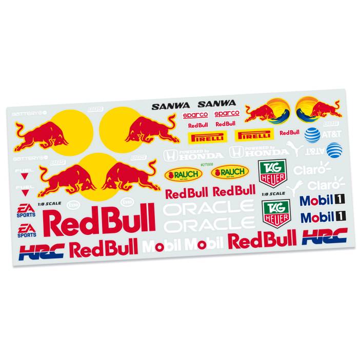 Adesivo Recortado Mix Bull 1/8 Scale