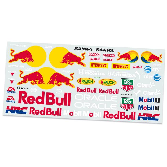 Adesivo Recortado Mix Bull 1/8 Scale