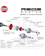 Embreagem Regulável REDS Tetra-EX - Flywheel 34mm