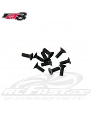 Parafuso Allen M3x8mm Cabeça Chata IGT8